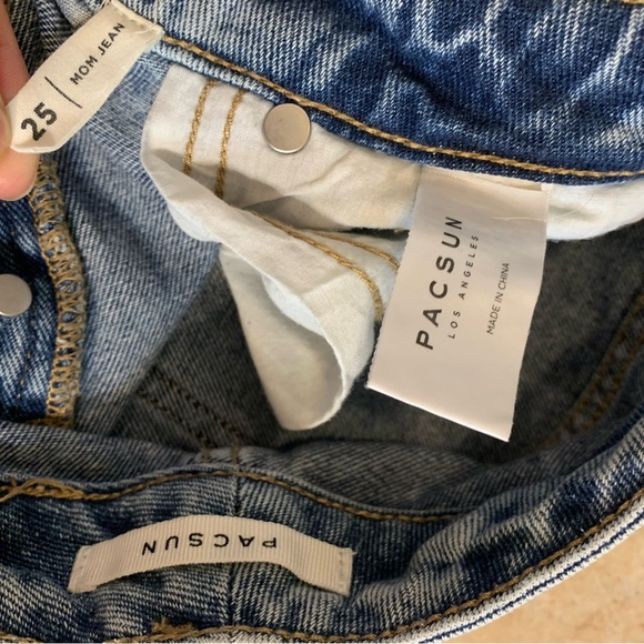 Women Pacsun Denim Mom Jean SZ 25 - Picture 3 of 3